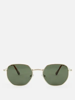 Gafas De Sol Con Montura Metálica Hexagonal