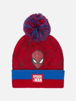 Gorro De Punto Con Pompón De Spiderman De Marvel
