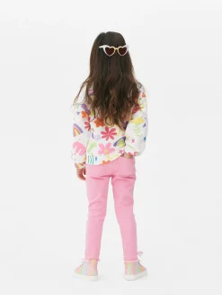 Jeggings Con Efecto Deshilachado