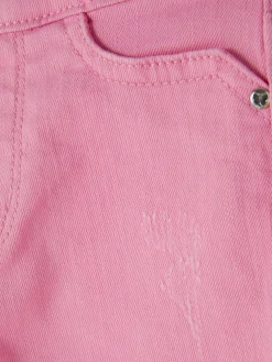 Jeggings Con Efecto Deshilachado