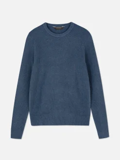 Jersey Acanalado Con Cuello Redondo