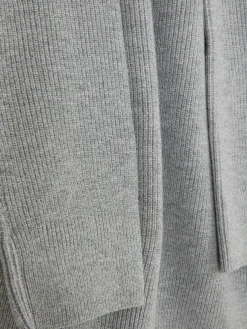 Jersey Acanalado Con Cuello Redondo