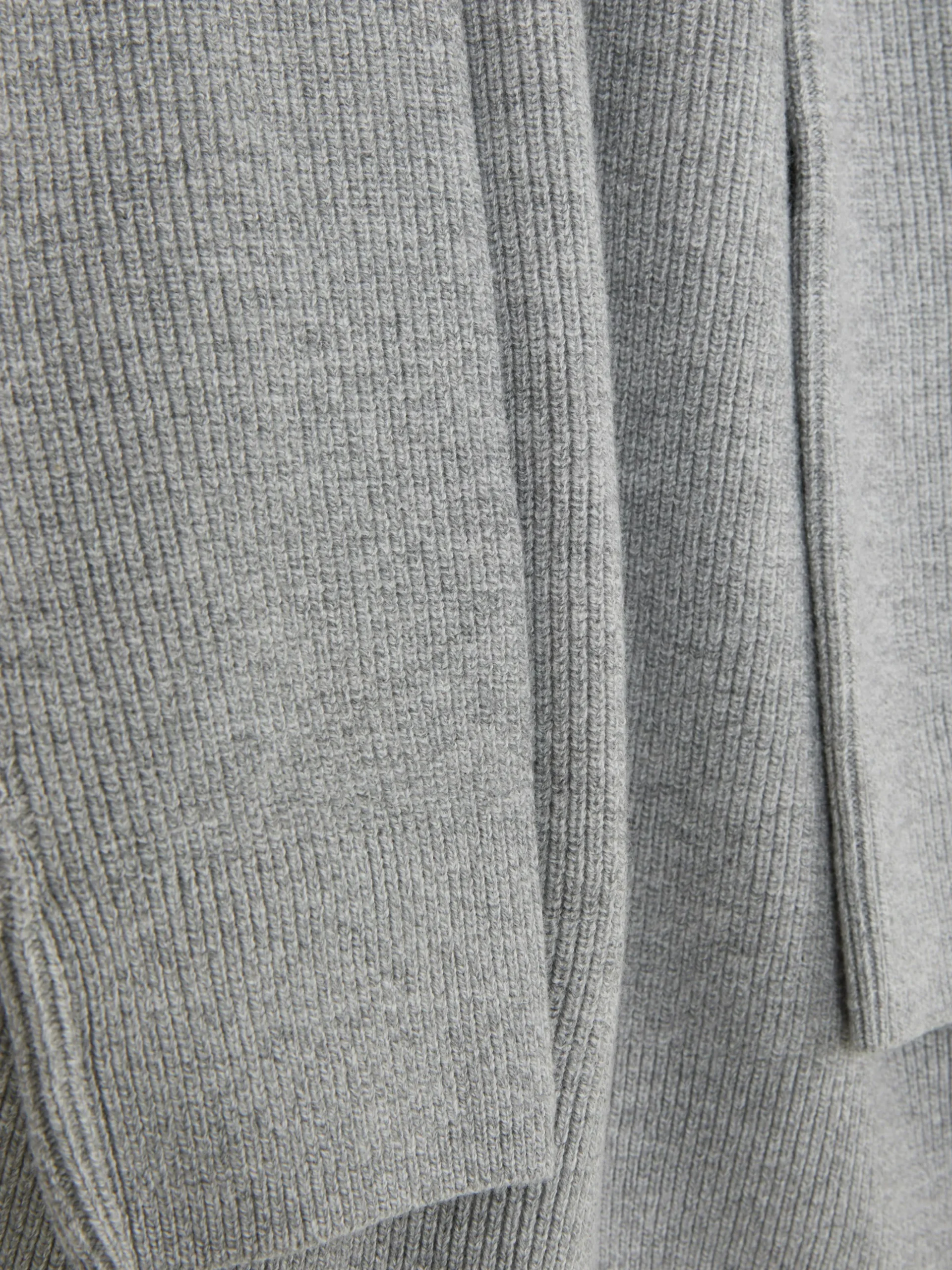 Jersey Acanalado Con Cuello Redondo