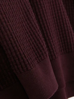 Jersey De Cuello Redondo En Punto Esterilla