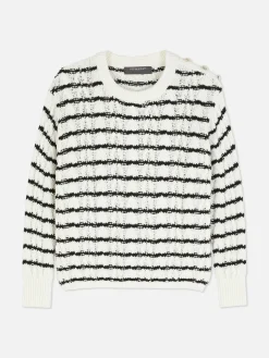 Jersey De Punto De Ochos A Rayas