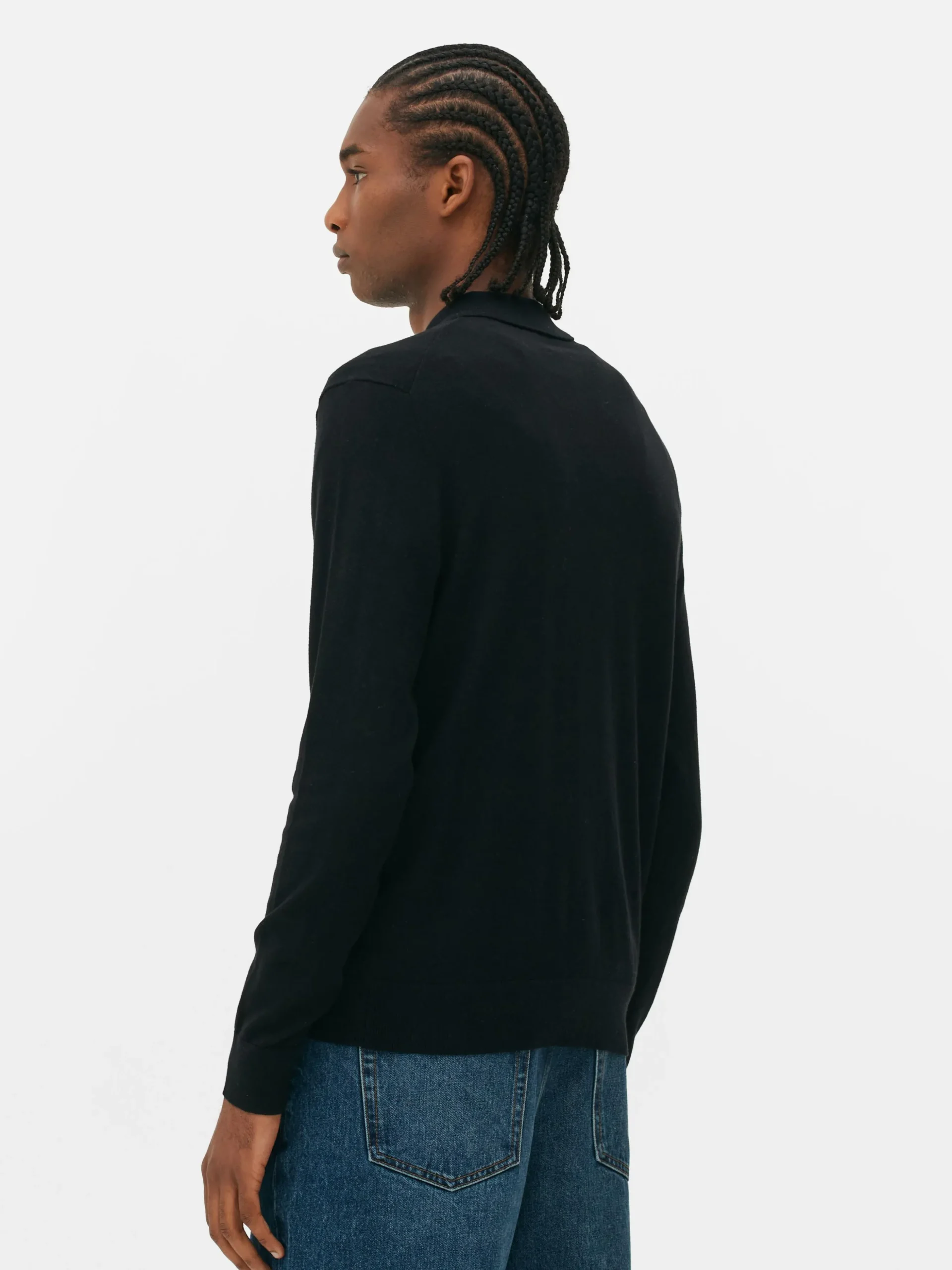 Jersey Tipo Polo De Manga Larga