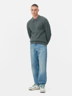 Jersey Tipo Polo Texturizado