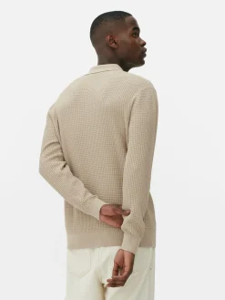 Jersey Tipo Polo Texturizado