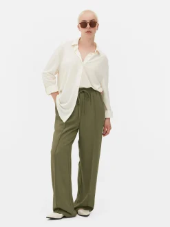 Joggers Básicos De Pernera Ancha