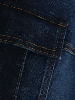 Joggers Cargo En Tejido Vaquero