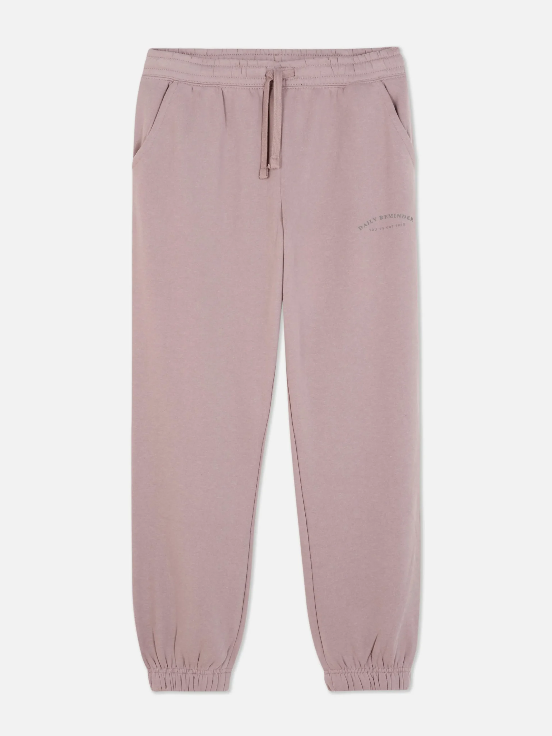 Joggers Con Cordón De Ajuste Y Estampado Gráfico