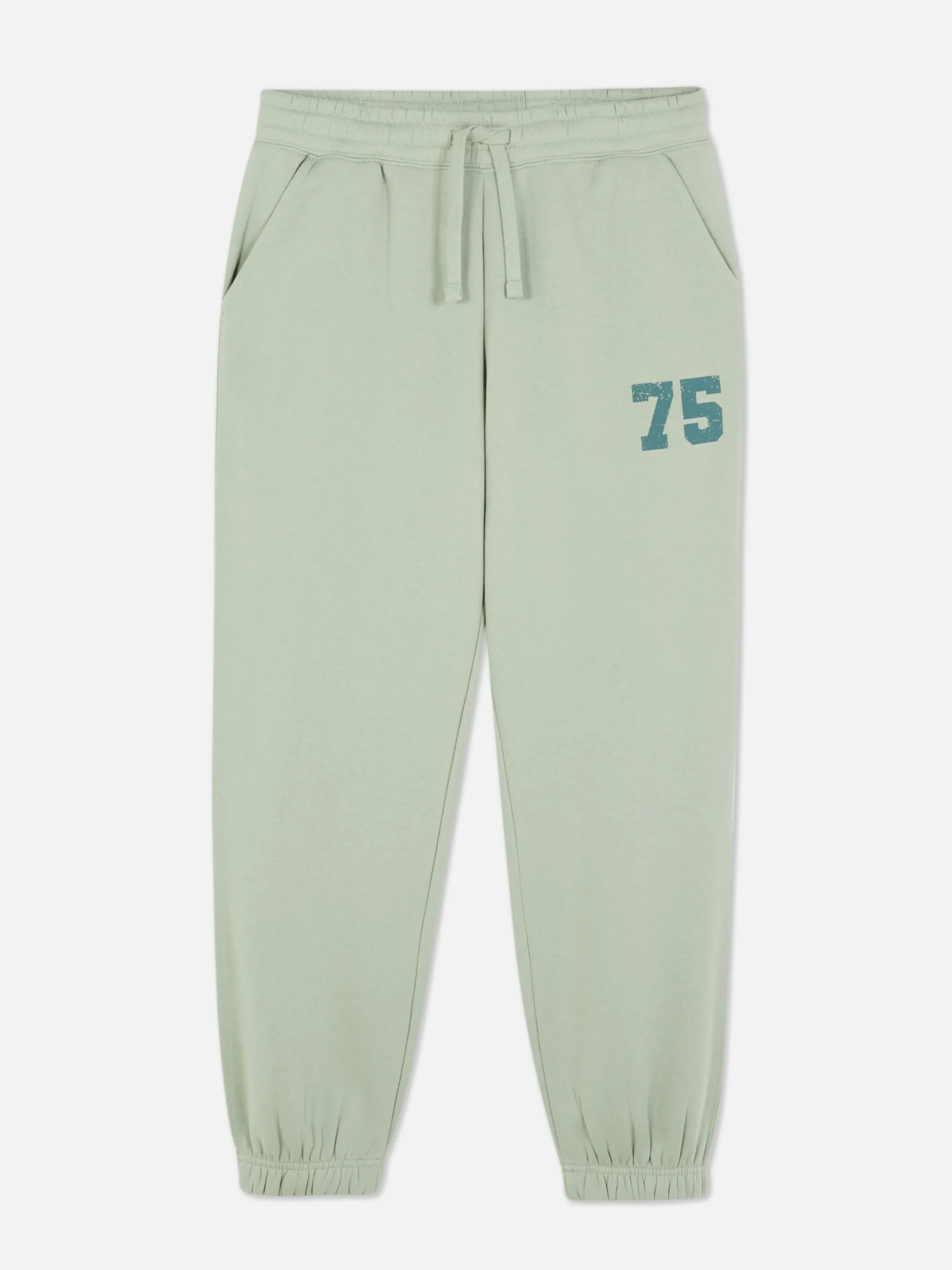 Joggers Con Cordón De Ajuste Y Estampado Gráfico