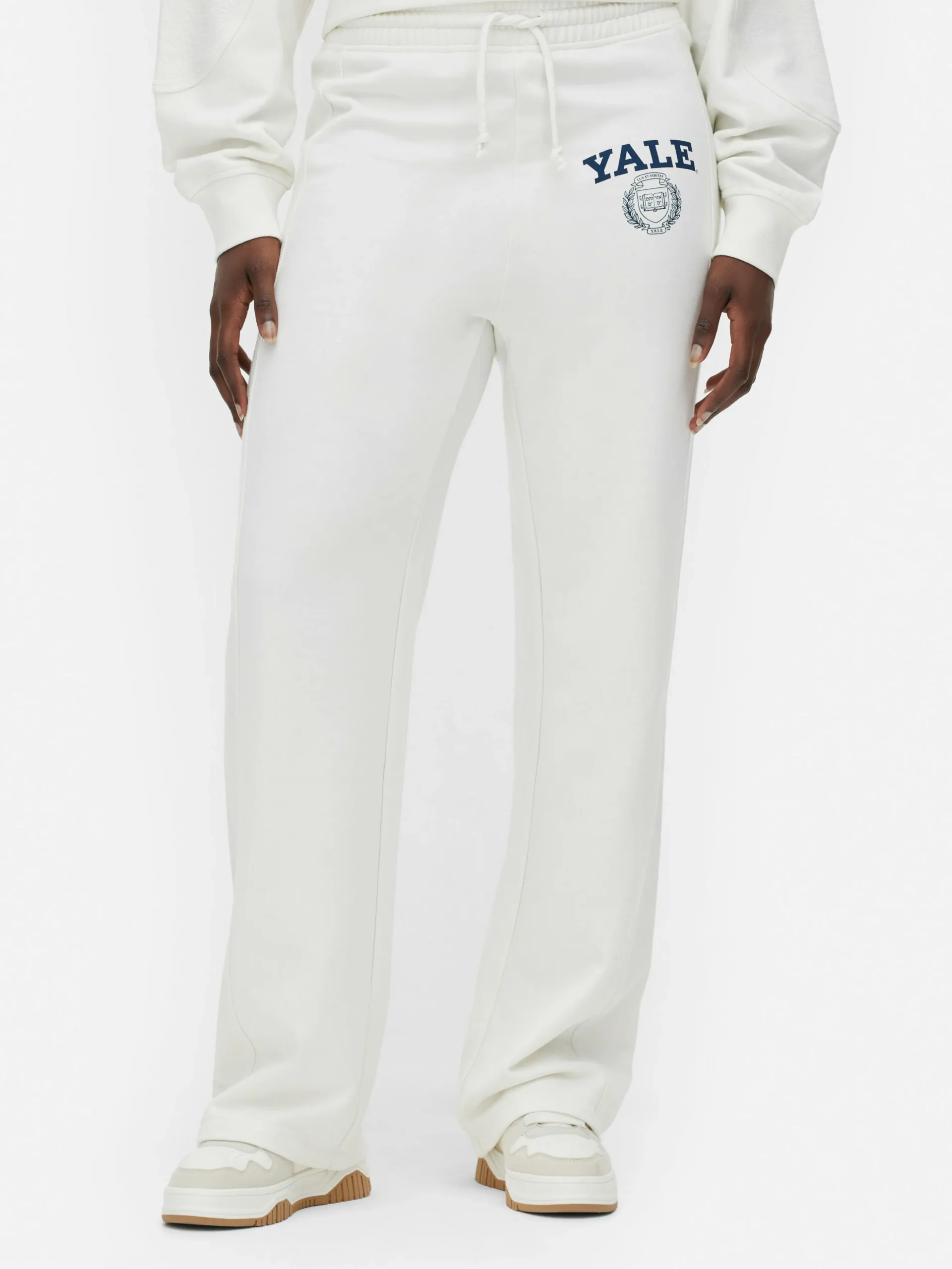 Joggers Con Cordón De Ajuste Y Estampado «Yale»