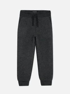Joggers Con Textura Y Diseño Geométrico