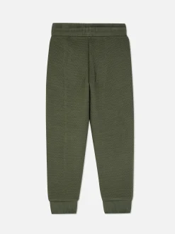 Joggers Con Textura Y Diseño Geométrico