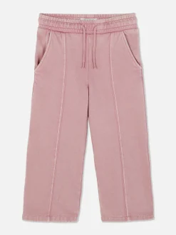 Joggers De Pernera Ancha Con Cordón De Ajuste