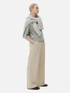 Joggers De Punto Con Costuras Decorativas