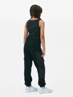 Joggers Estilo Cargo Con Bajos Ajustados