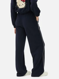 Joggers Rectos Con Raya Lateral De Hello Kitty