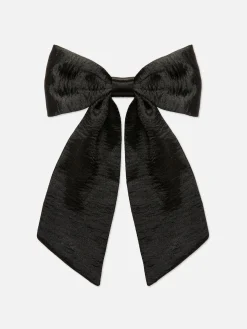 Lazo De Satén Para El Pelo Con Efecto Arrugado