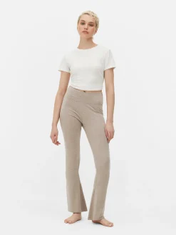 Leggings Acampanados De Talle Alto