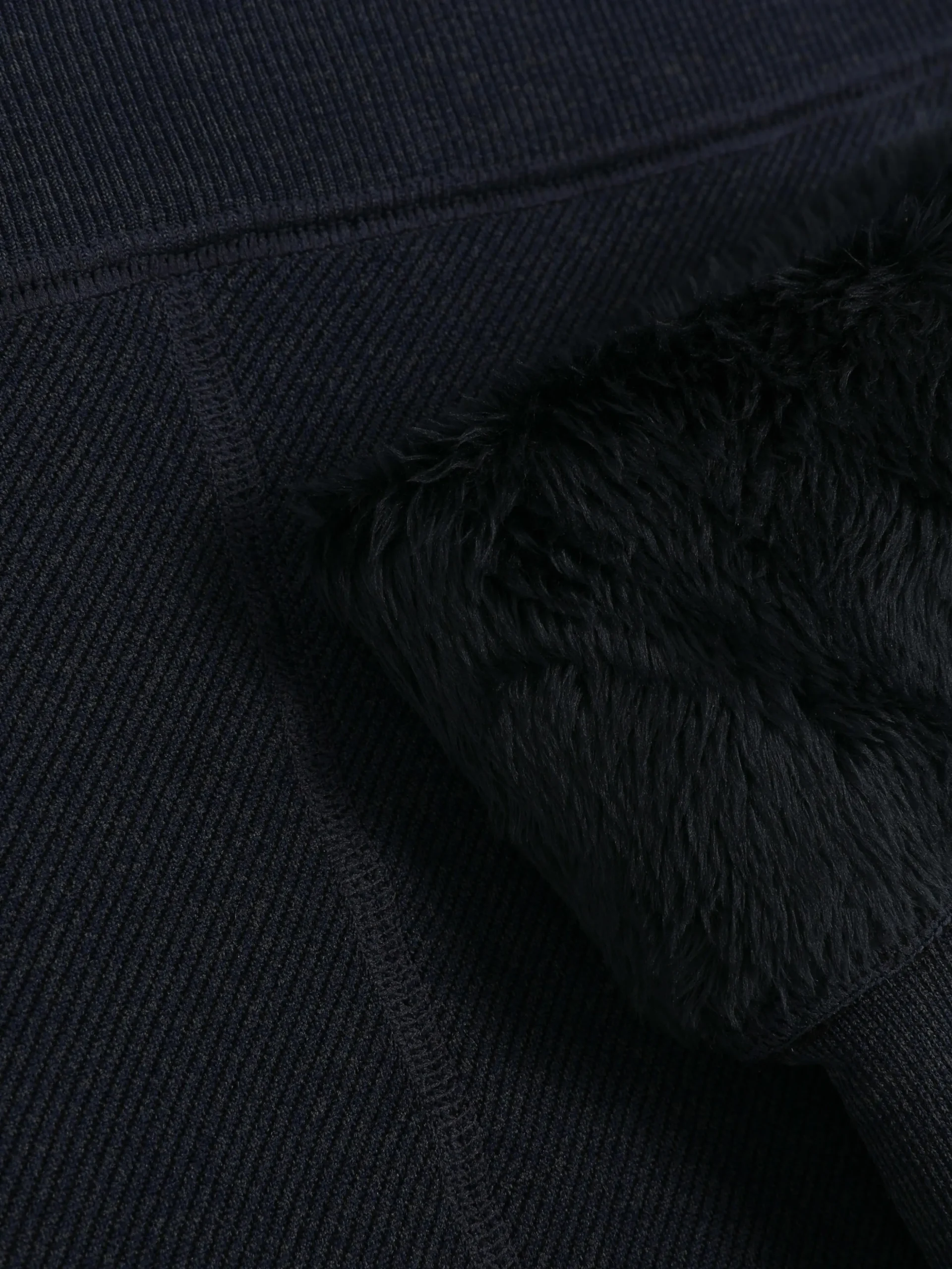 Leggings De Aspecto Vaquero Con Forro Aterciopelado