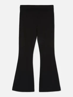 Leggings De Punto Acampanados