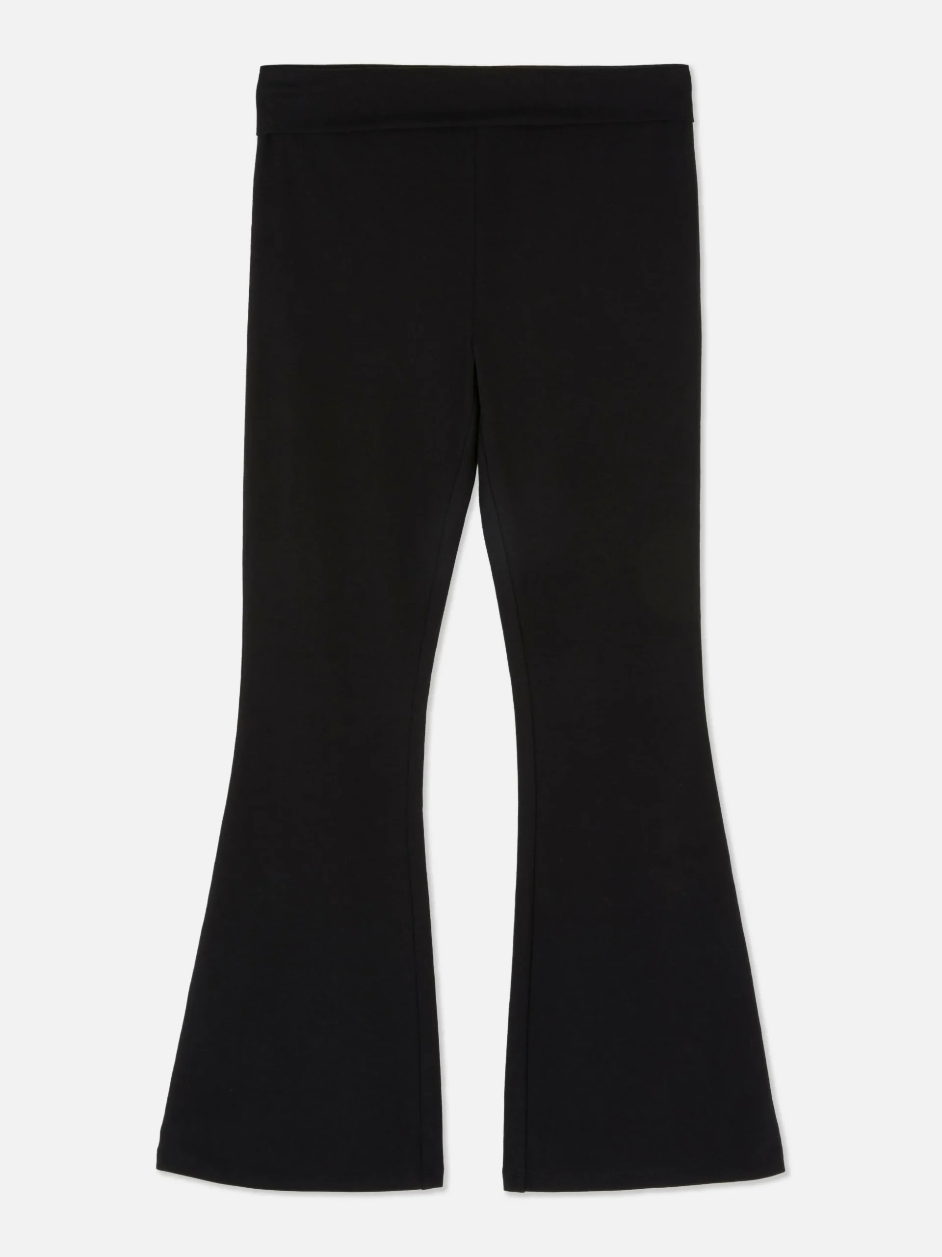 Leggings De Punto Acampanados