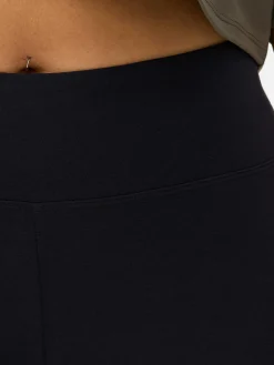 Leggings De Punto De Talle Alto