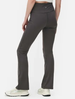 Leggings De Yoga Acampanados Con Cintura En «V»