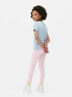 Leggings Elásticos Con Bloques De Color