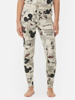 Leggings Largos Con Diseño De Comic De Mickey Mouse