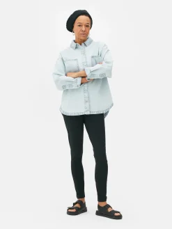 Leggings Largos De Punto