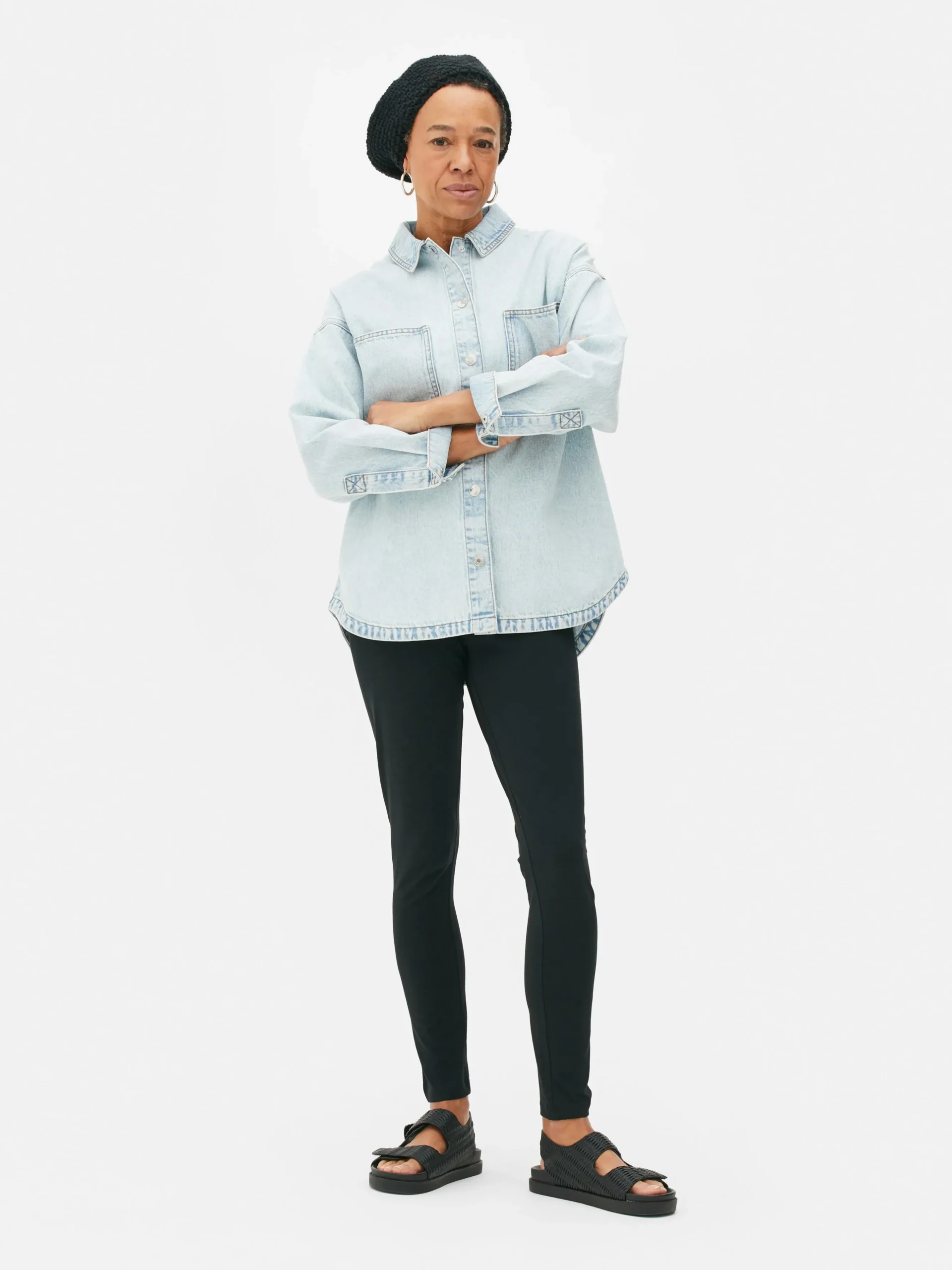 Leggings Largos De Punto