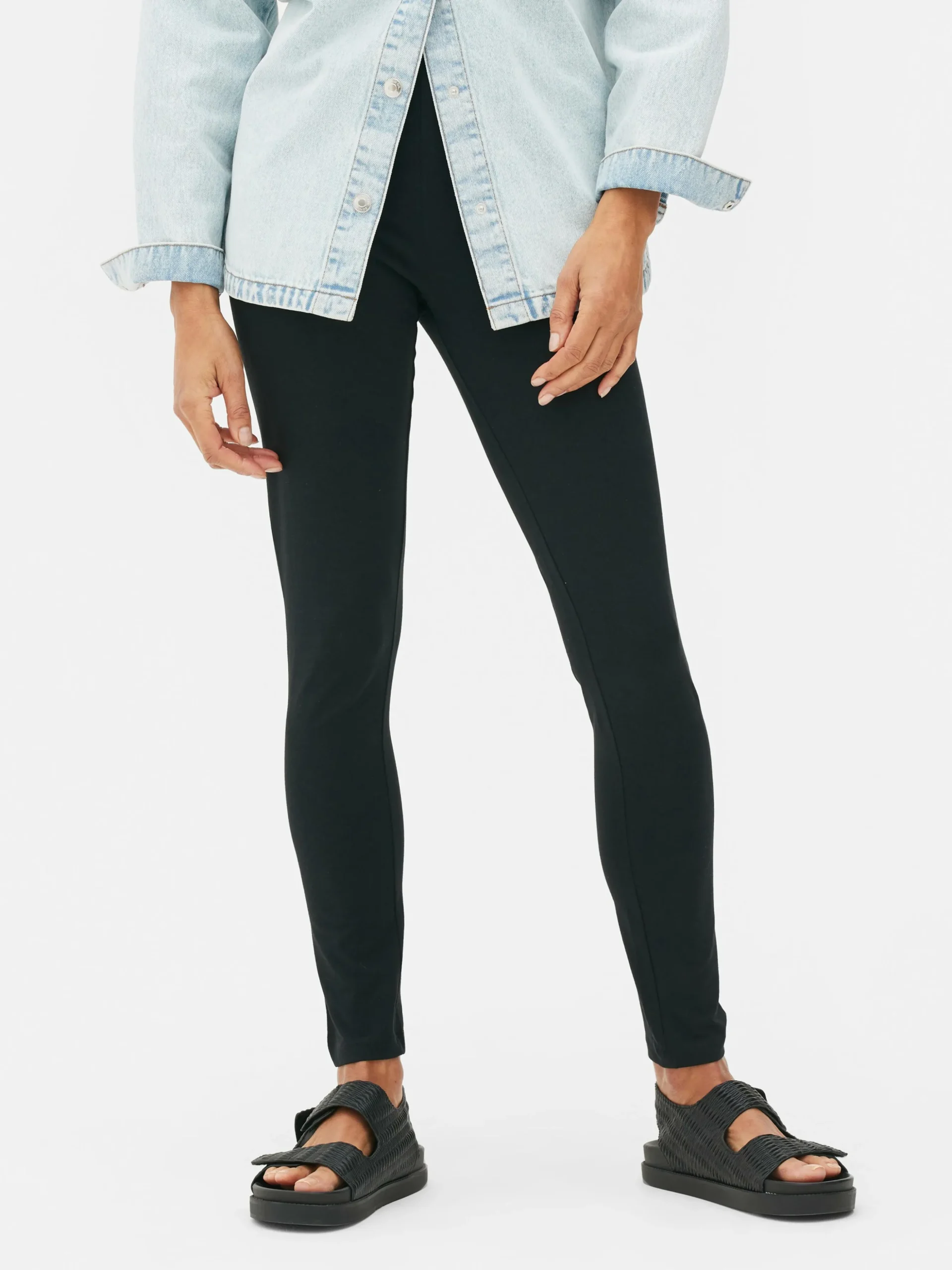 Leggings Largos De Punto