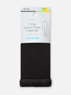 Leggings Suaves Forrados De Talle Alto