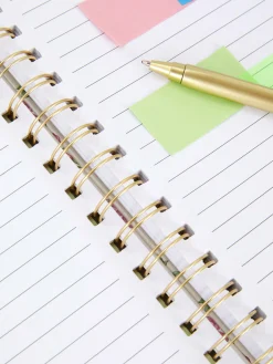 Libreta A5 Con Estampado De Rosas