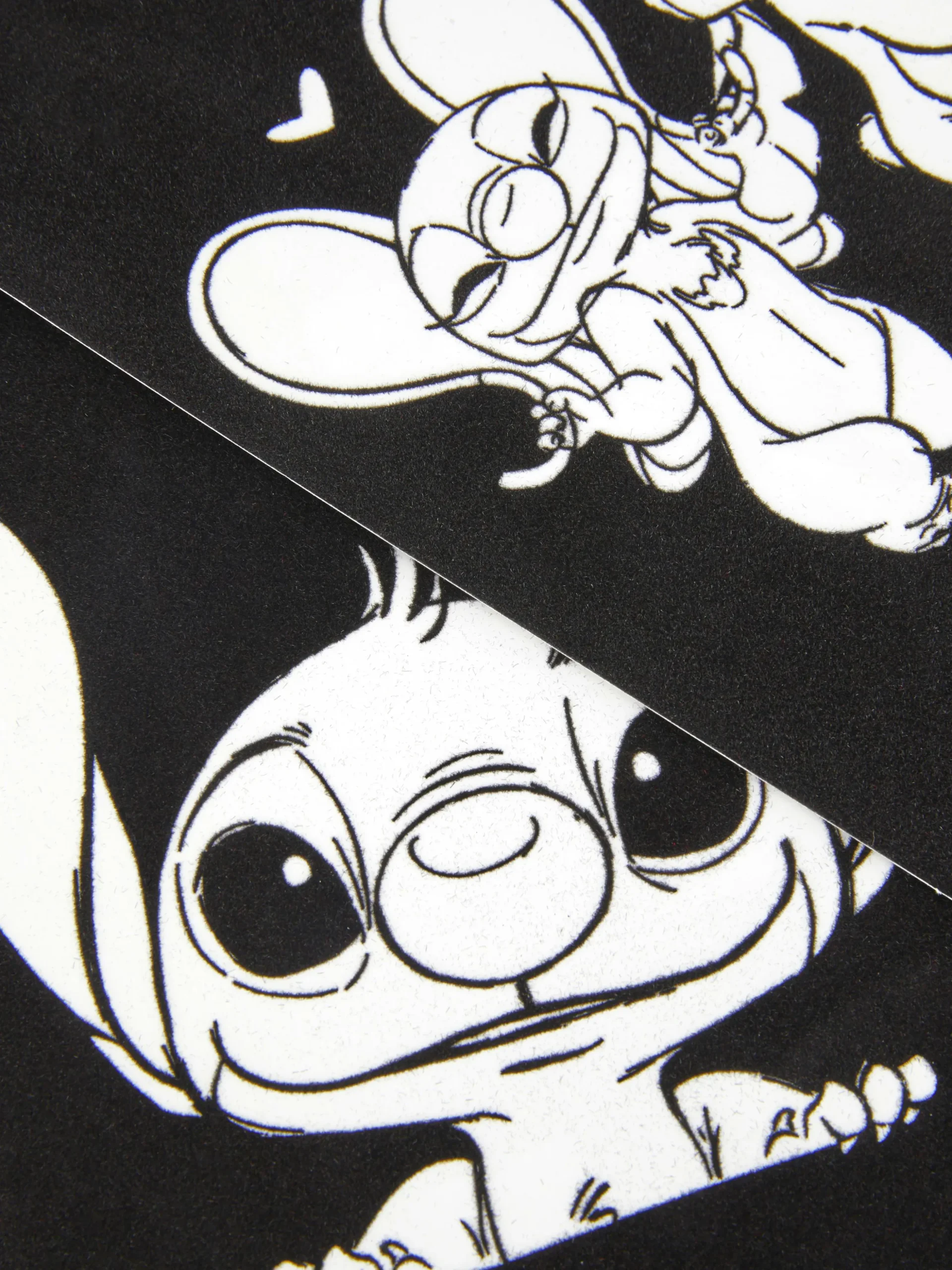 Libro De Colorear Aterciopelado De Stitch De Disney