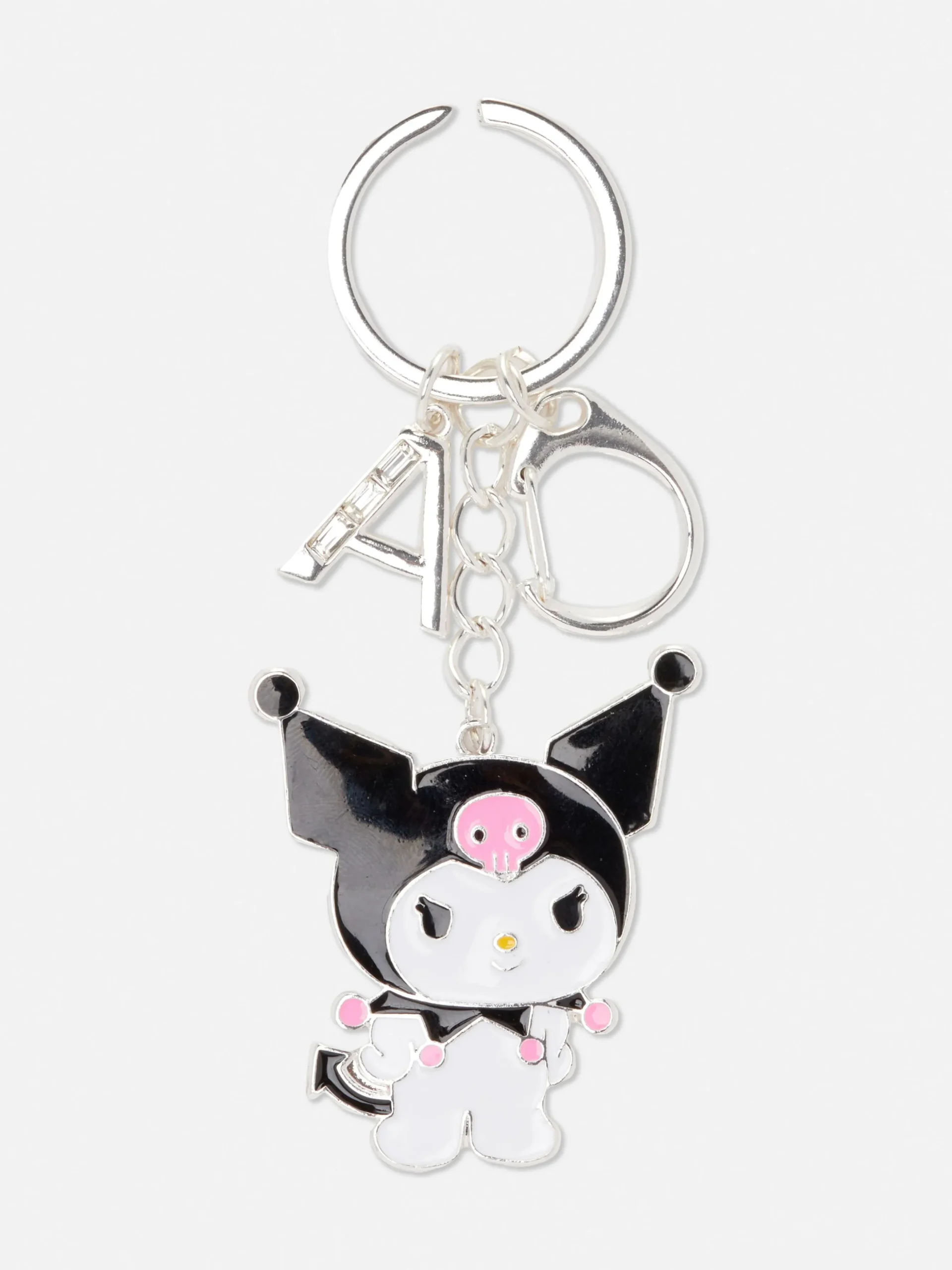 Llavero Con Inicial De Kuromi De Hello Kitty