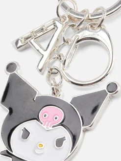 Llavero Con Inicial De Kuromi De Hello Kitty