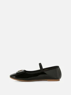 Manoletinas De Charol Con Lazo