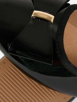 Manoletinas De Charol Con Lazo