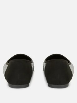 Manoletinas De Punta Cuadrada Con Tachuelas