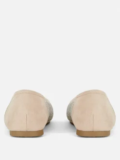 Manoletinas De Punta Cuadrada Con Tachuelas