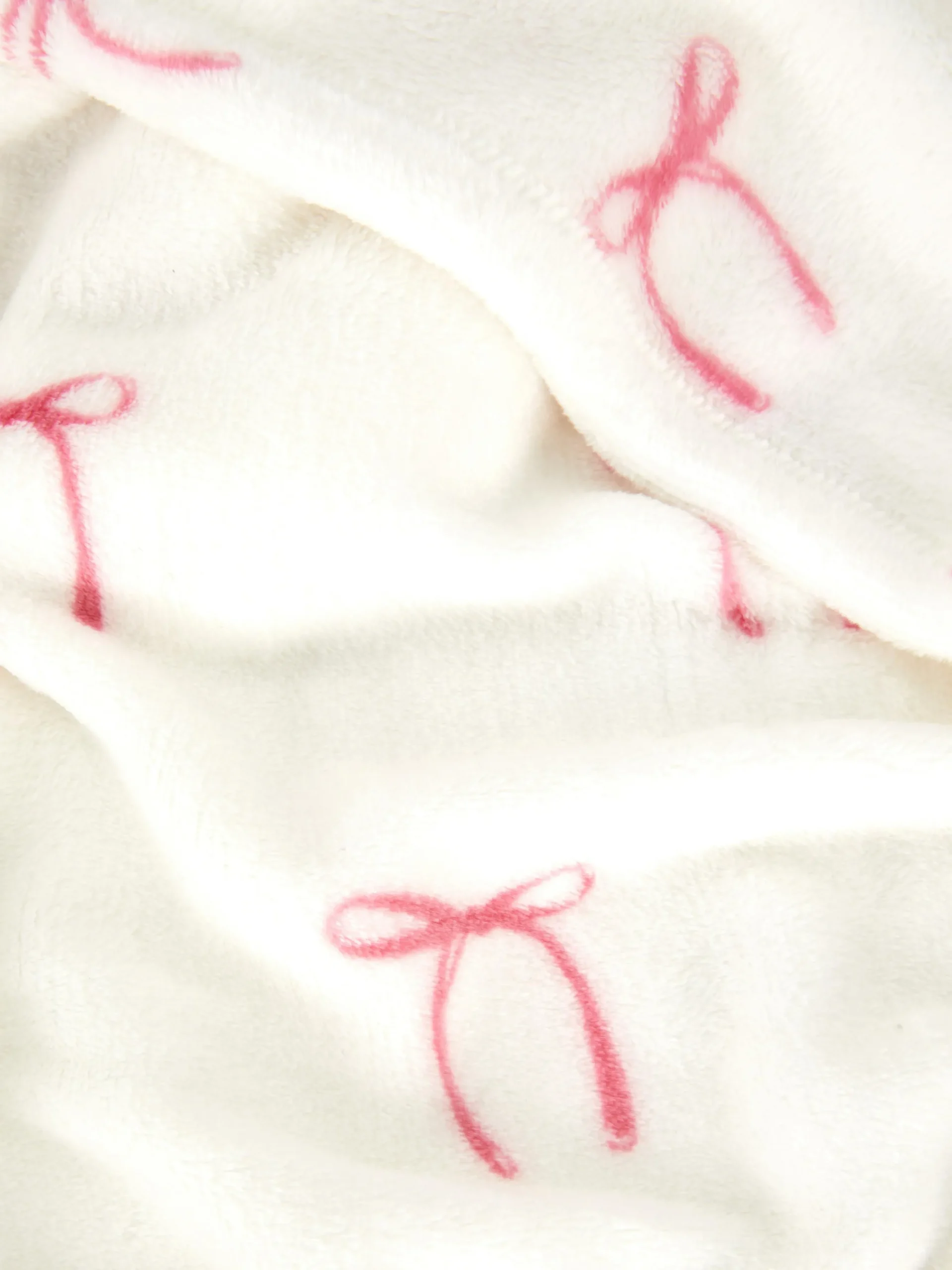 Manta Con Estampado De Lazos Pequeños