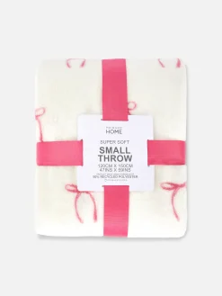 Manta Con Estampado De Lazos Pequeños