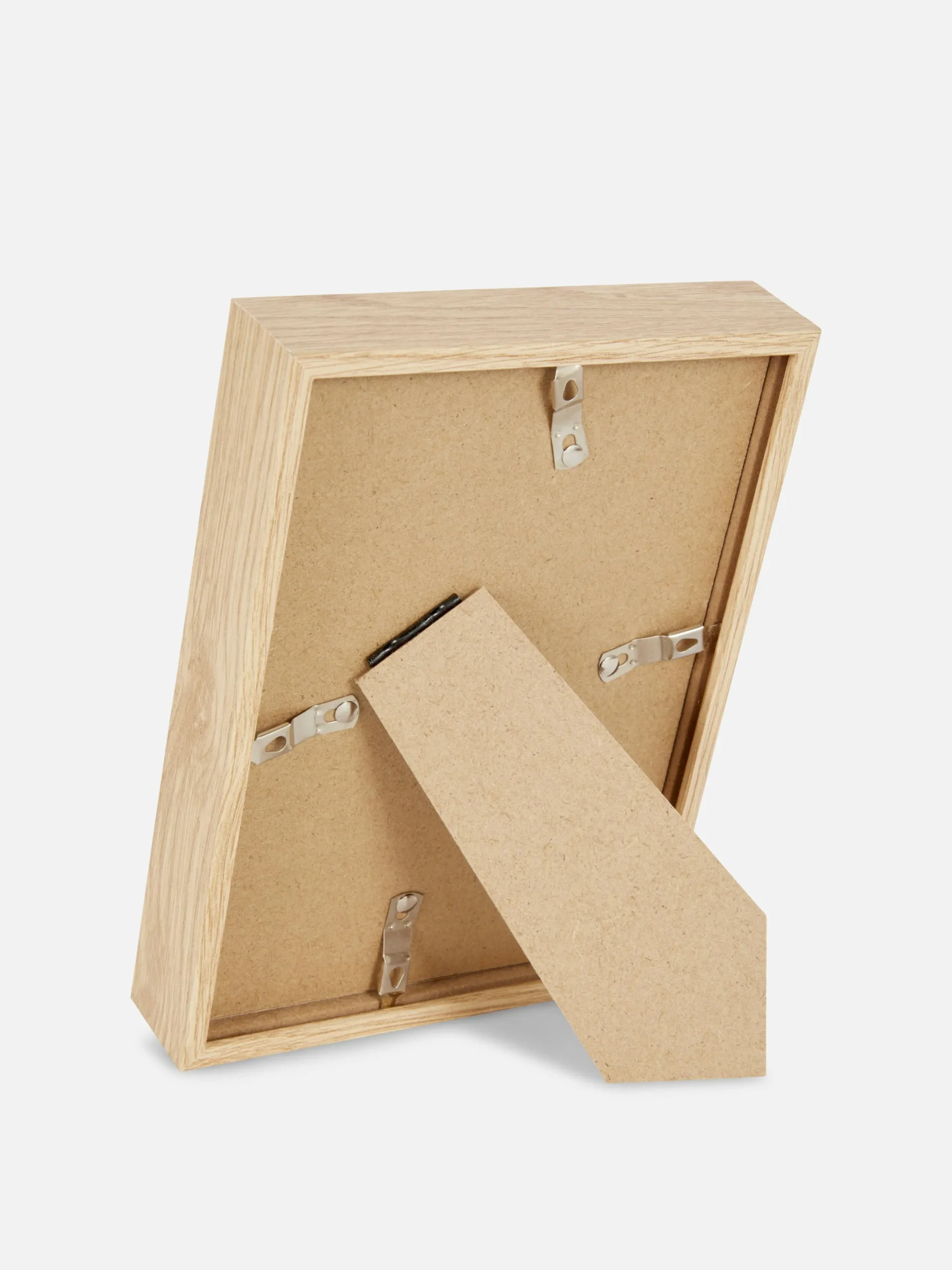 Marco De Fotos De Madera Sencillo Con Soporte De Pie