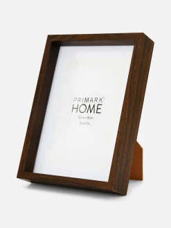 Marco De Fotos De Madera Sencillo Con Soporte De Pie