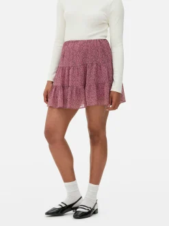 Minifalda A Capas De Gasa