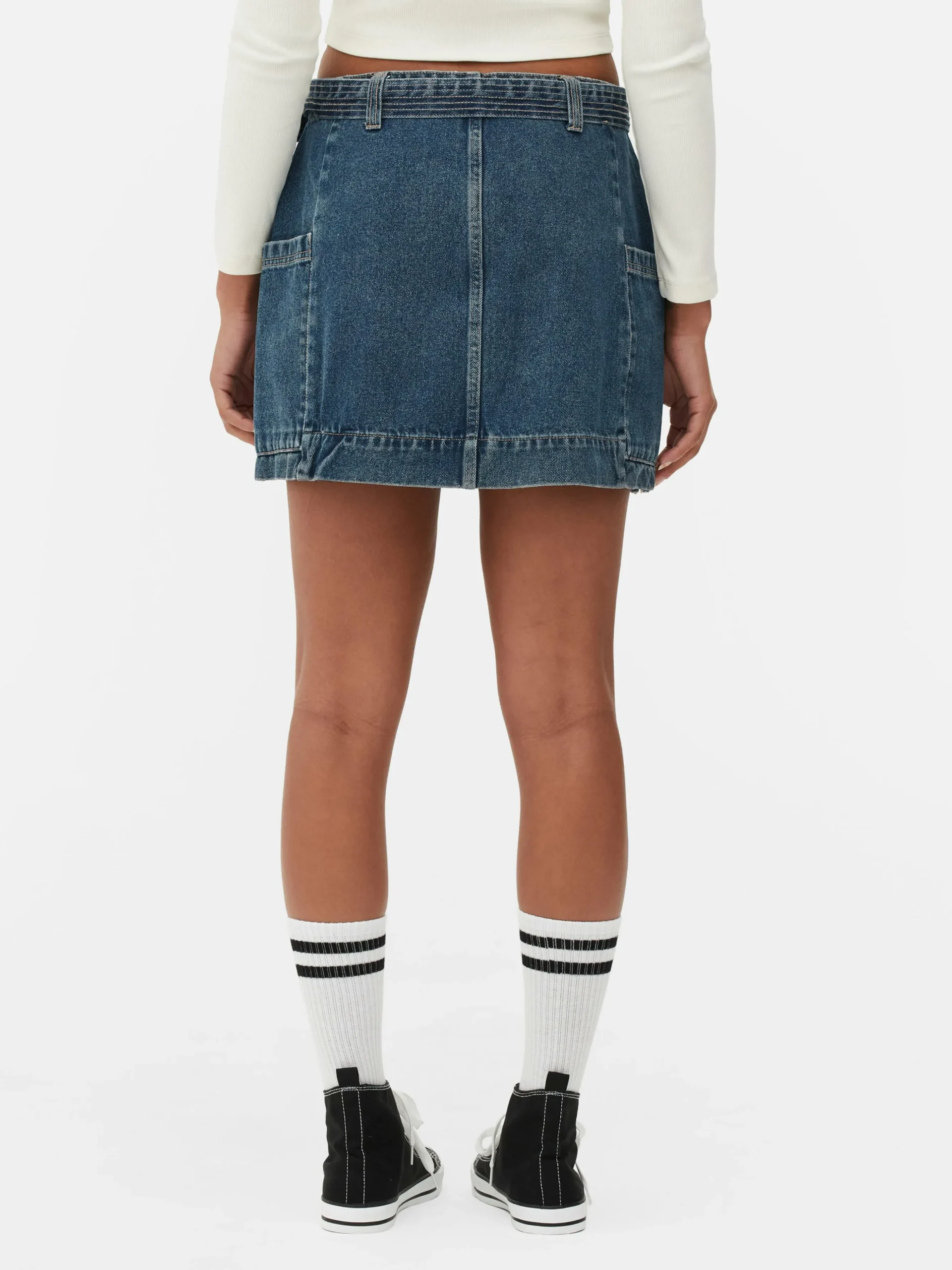 Minifalda Vaquera Cruzada